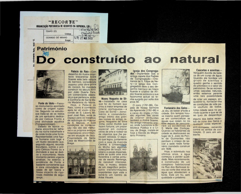  Património: do construído ao natural 