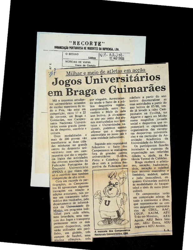  Milhar e meio de atletas em acção: Jogos Universitários em Braga e Guimarães 