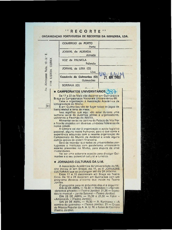  Campeonatos universitários 