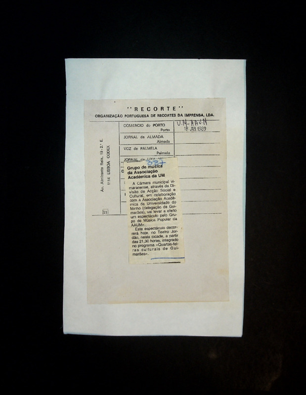  Grupo de música da Associação Académica da UM 