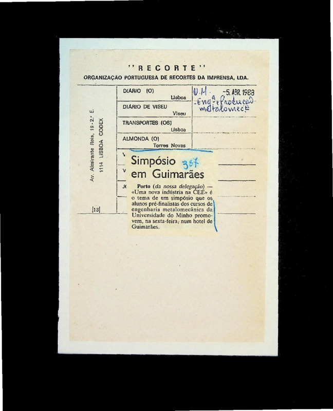 Simpósio em Guimarães 