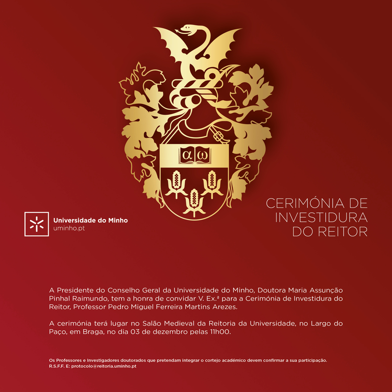  Cerimónia de Investidura do Reitor: Pedro Arezes 