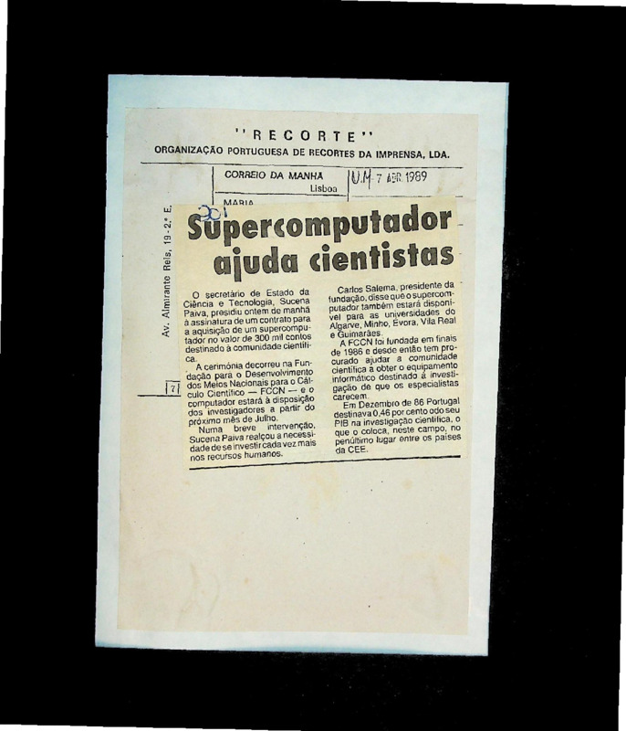  Supercomputador ajuda cientistas 