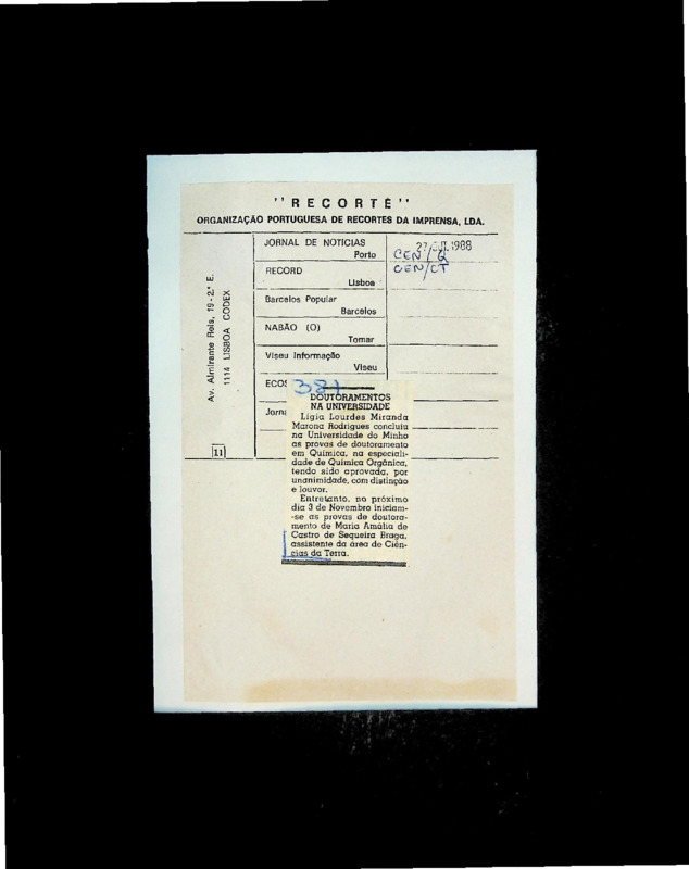  Doutoramentos na Universidade 