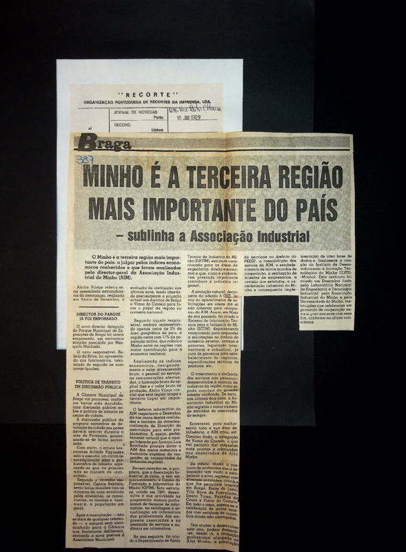  Minho é a terceira região mais importante do país - sublinha a Associação Industrial 