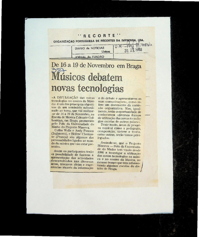  Músicos debatem novas tecnologias 