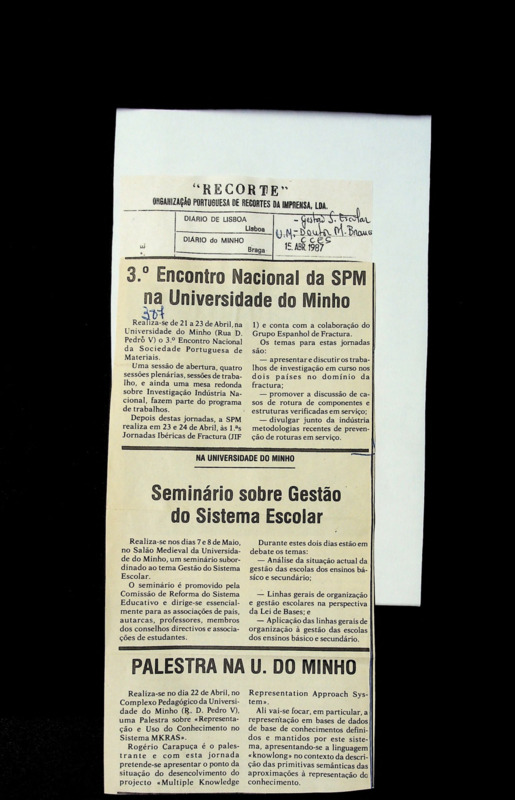  3º Encontro nacional da SPM na Universidade do Minho 