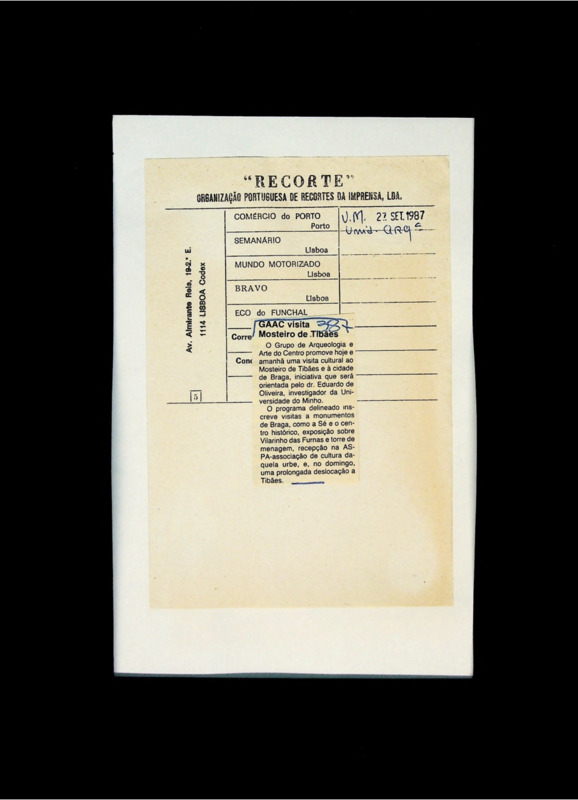  GAAC visita Mosteiro de Tibães 