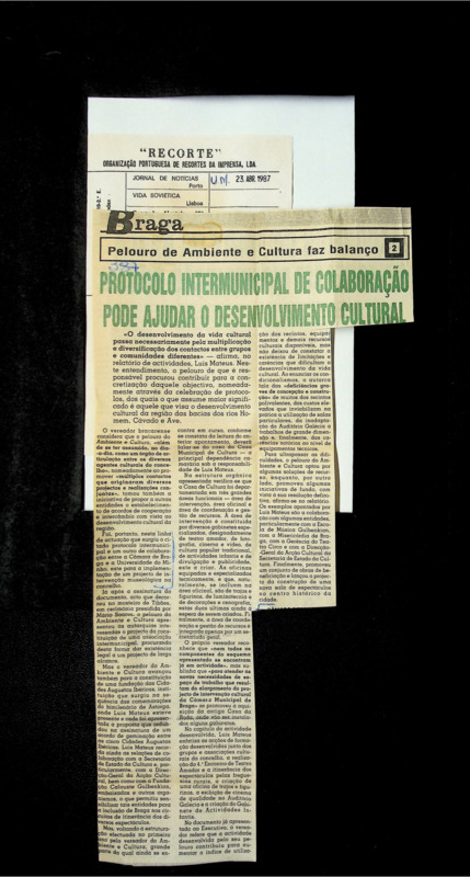  Pelouro de Ambiente e Cultura faz balanço: protocolo intermunicipal  de colaboração pode ajudar o desenvolvimento cultural 