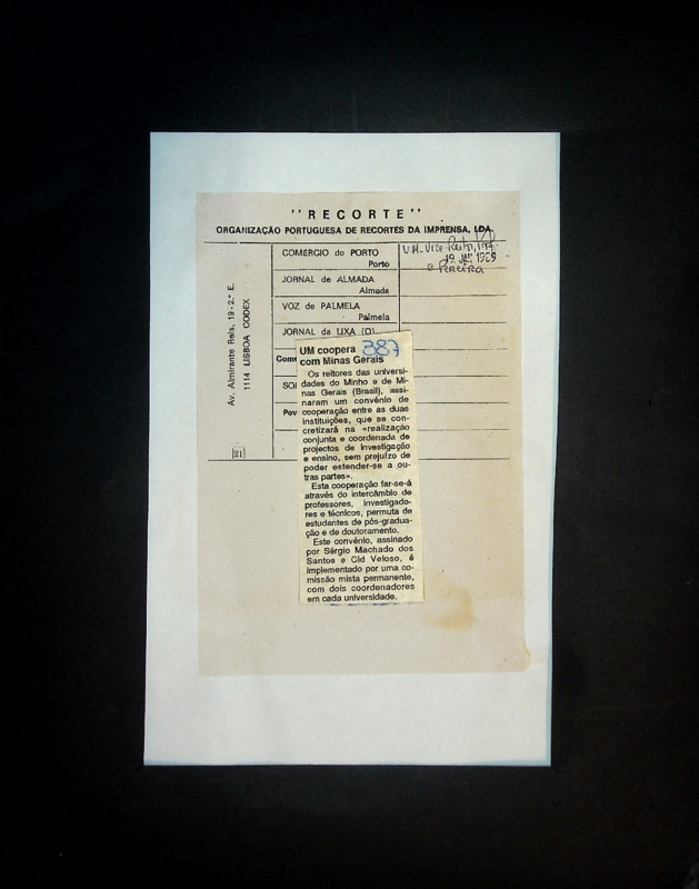  UM coopera com Minas Gerais 