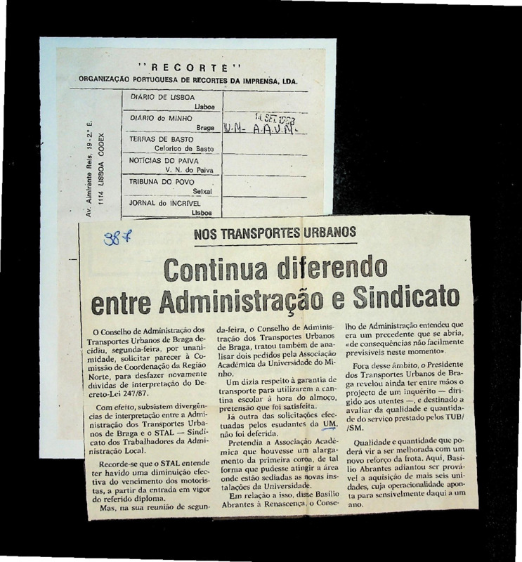  Continua diferendo entre Administração e Sindicato 
