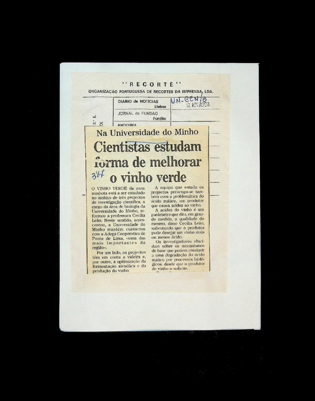  Cientistas estudam forma de melhorar o vinho verde 
