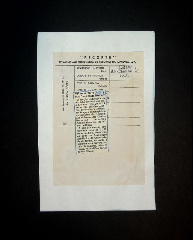  40º aniversário dos direitos dos homens 