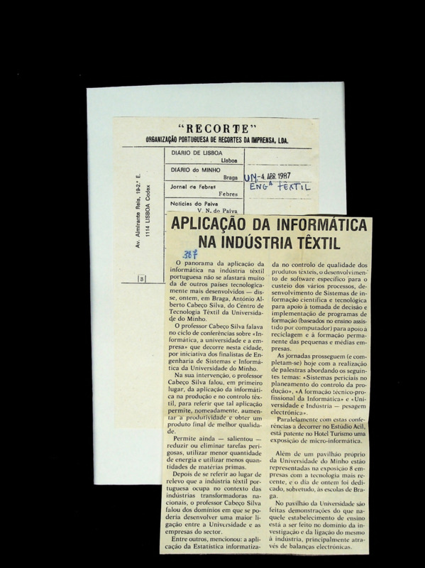  Aplicação da informática na indústria têxtil 