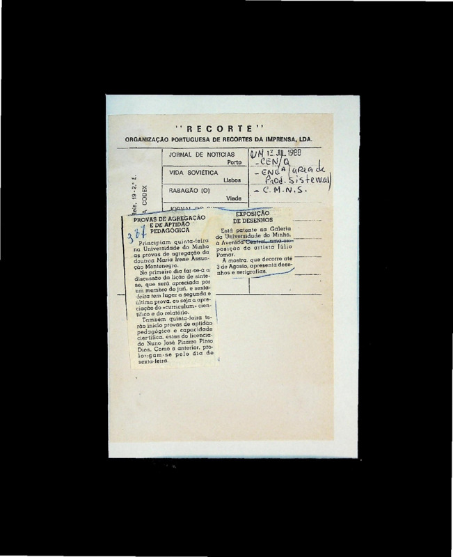  Provas de agregação e de aptidão pedagógica 