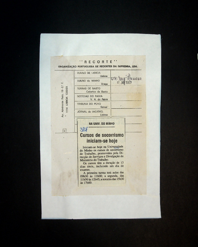  Cursos de socorrismo iniciam-se hoje 