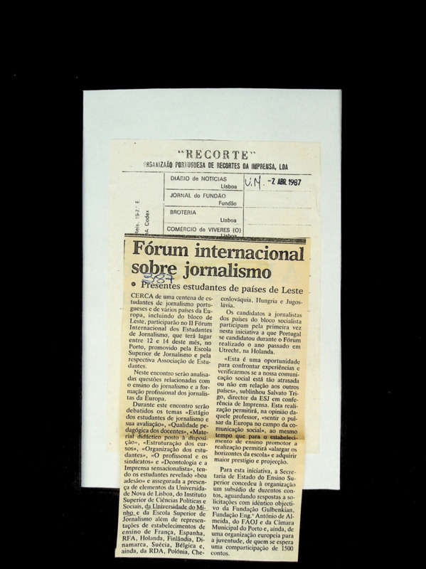  Fórum internacional sobre jornalismo 