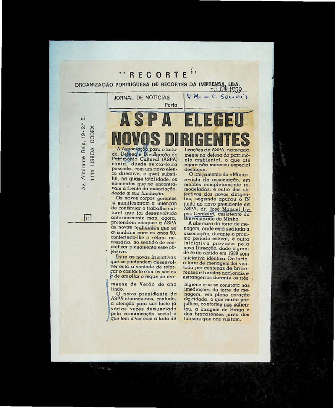  ASPA elegeu novos dirigentes 