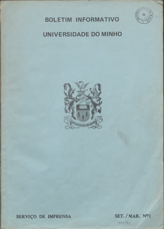  Boletim Informativo - N.º 1 (Set.1981/Mar.1982) 
