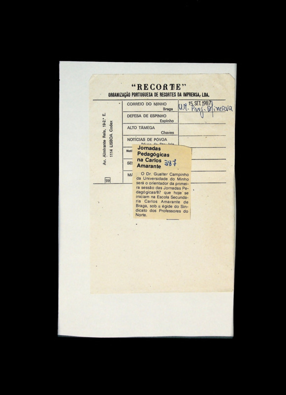  Jornadas pedagógicas na Carlos Amarante 