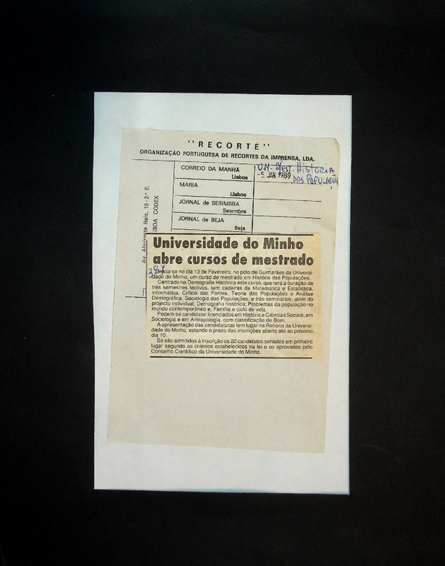  Universidade do Minho abre cursos de mestrado 