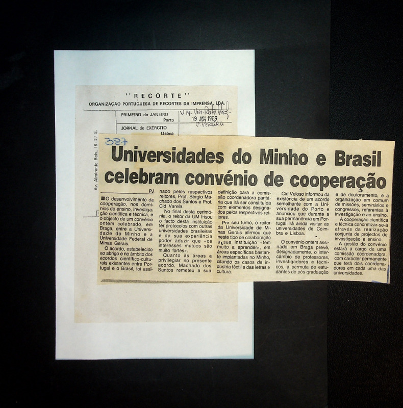  Universidades do Minho e Brasil celebram convénio de cooperação 