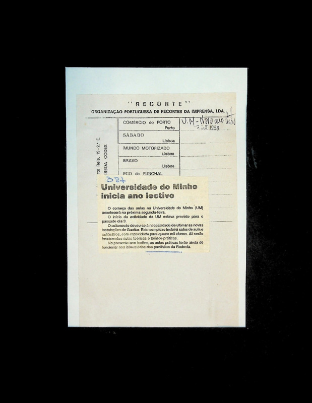  Universidade do Minho inicia ano lectivo 