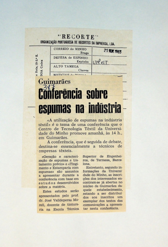  Conferência sobre espumas na indústria 