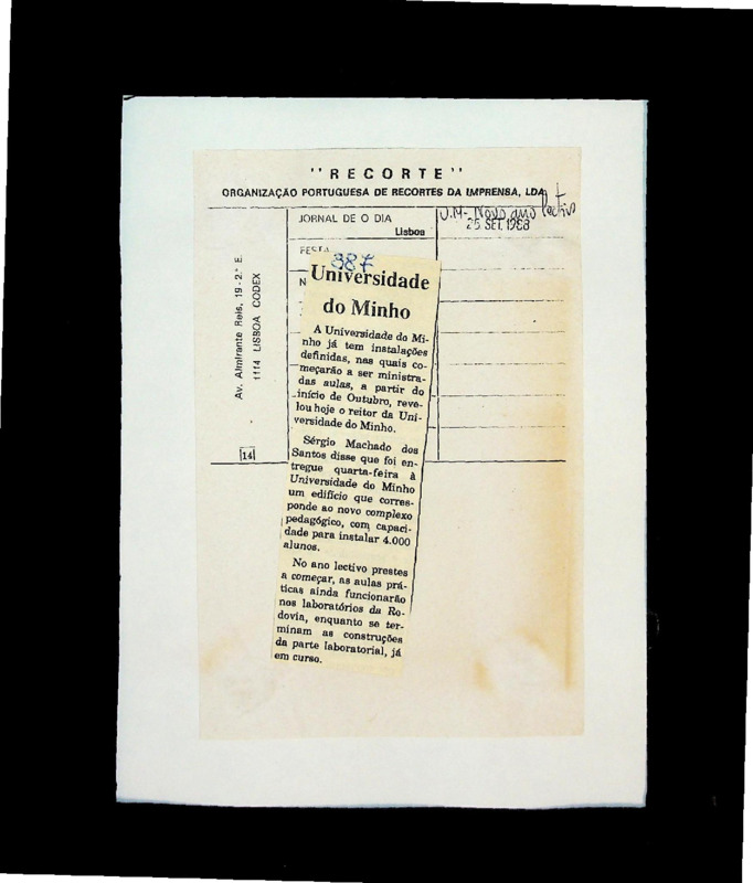  Instalações definitivas da Universidade do Minho em Gualtar 