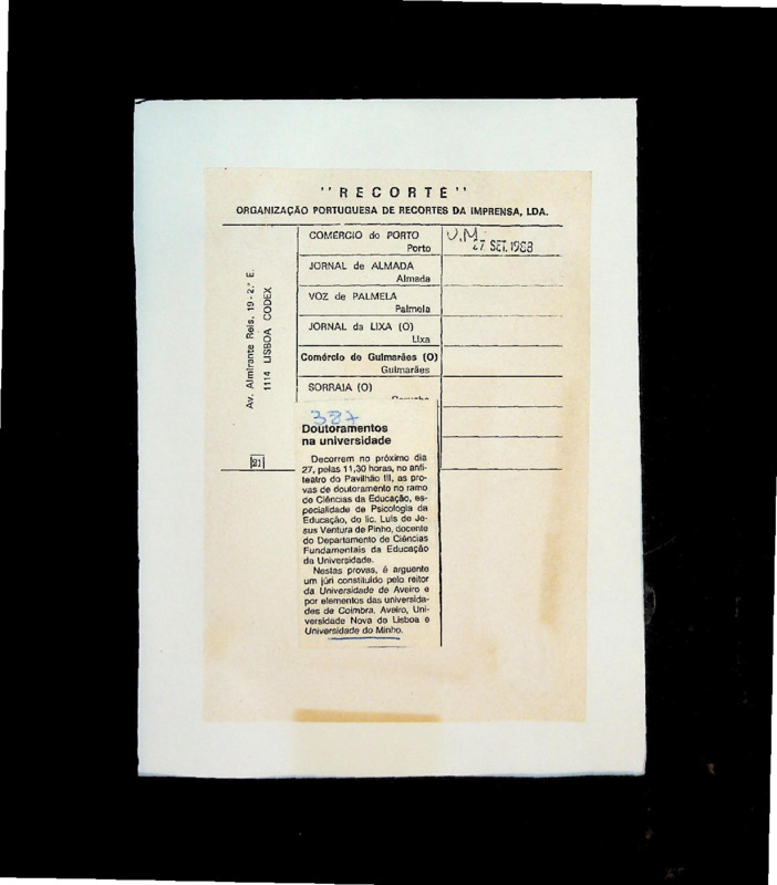  Doutoramentos na universidade 