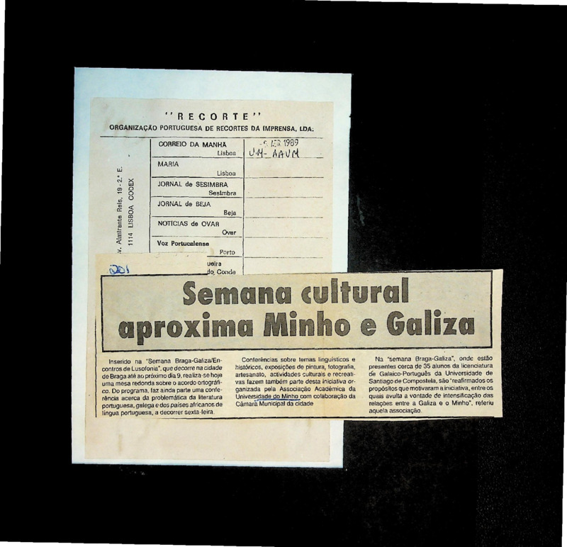  Semana cultural aproxima Minho e Galiza 