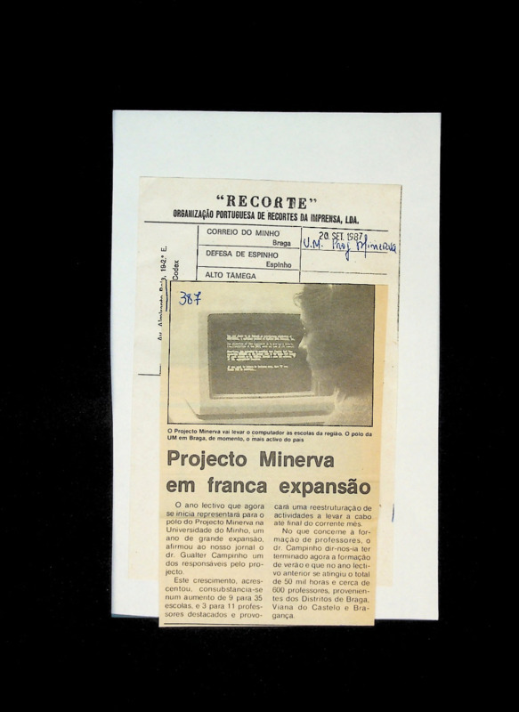  Projecto Minerva em Franca expansão 