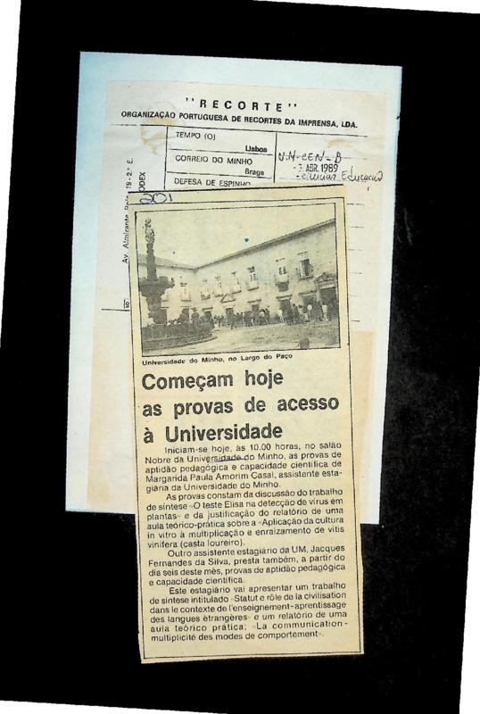  Começam hoje as provas de acesso à Universidade 