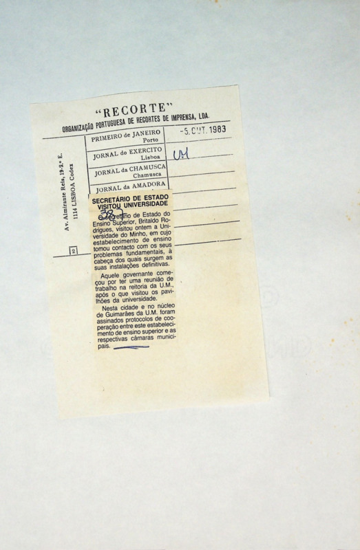  Secretário de Estado visitou Universidade 