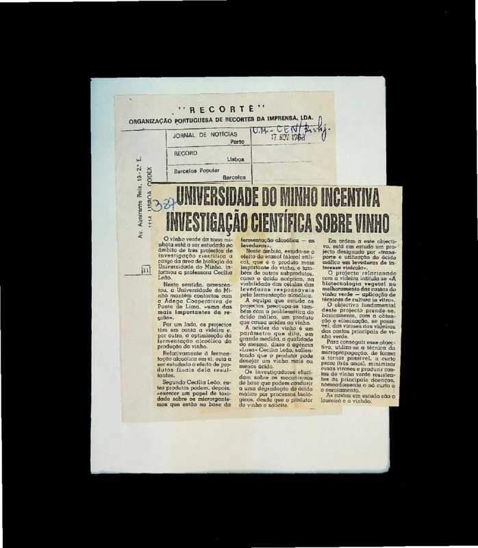  Universidade do Minho incentiva investigação científica sobre vinho 