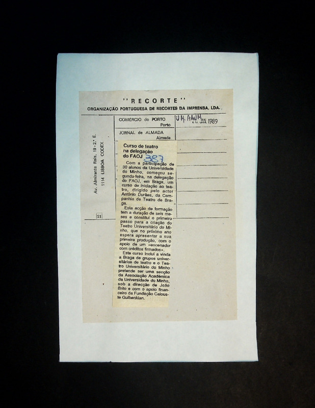  Curso de teatro na delegação do FAOJ 