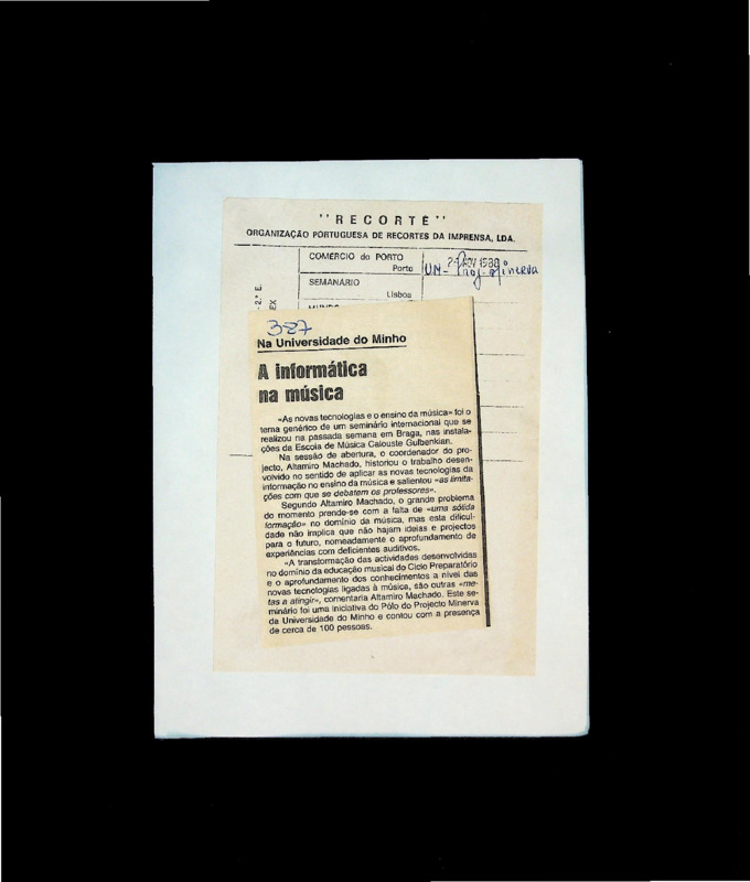  A informática na música 