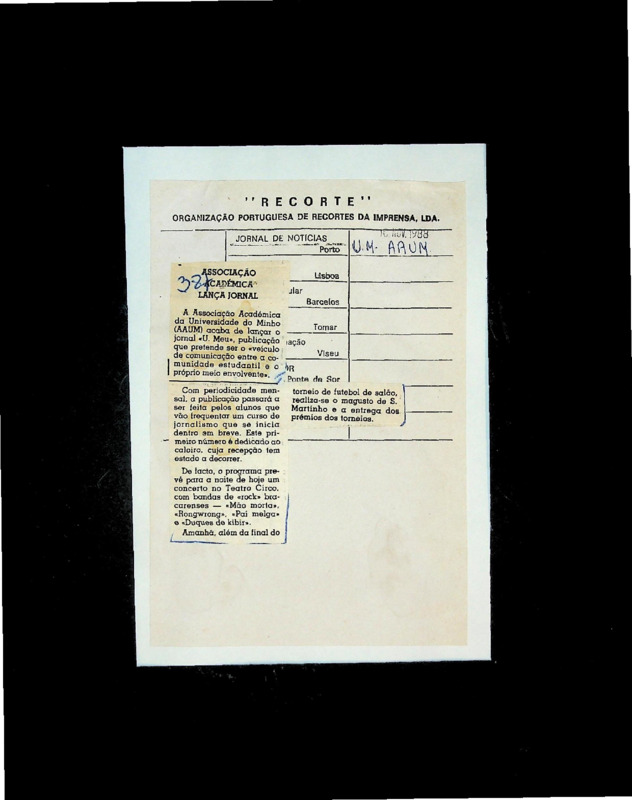  Associação Académica lança jornal 