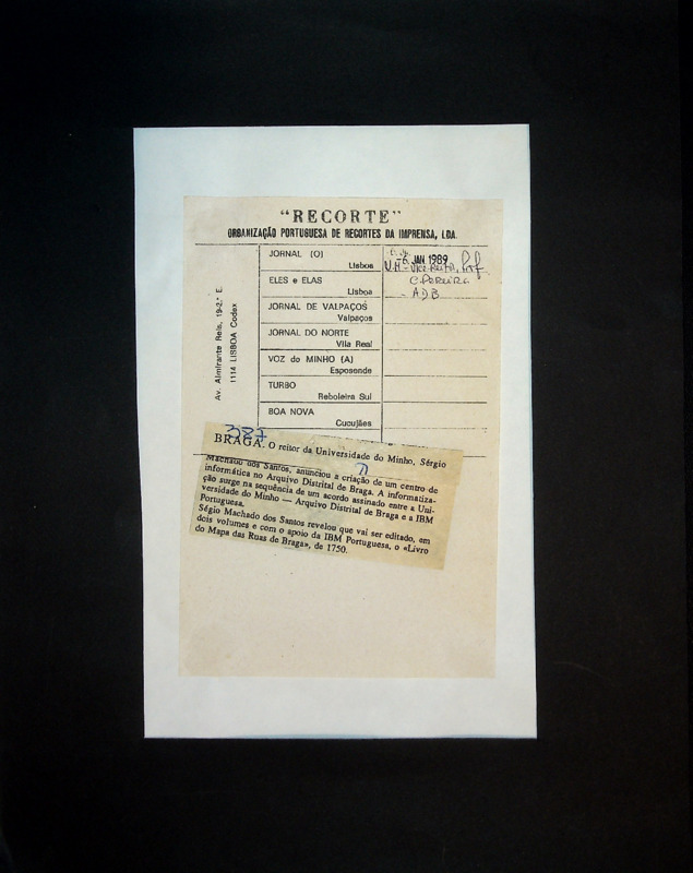  Criação de um centro de informática no Arquivo distrital de Braga 