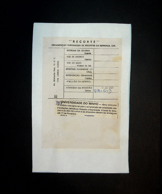  Abertura de concurso 