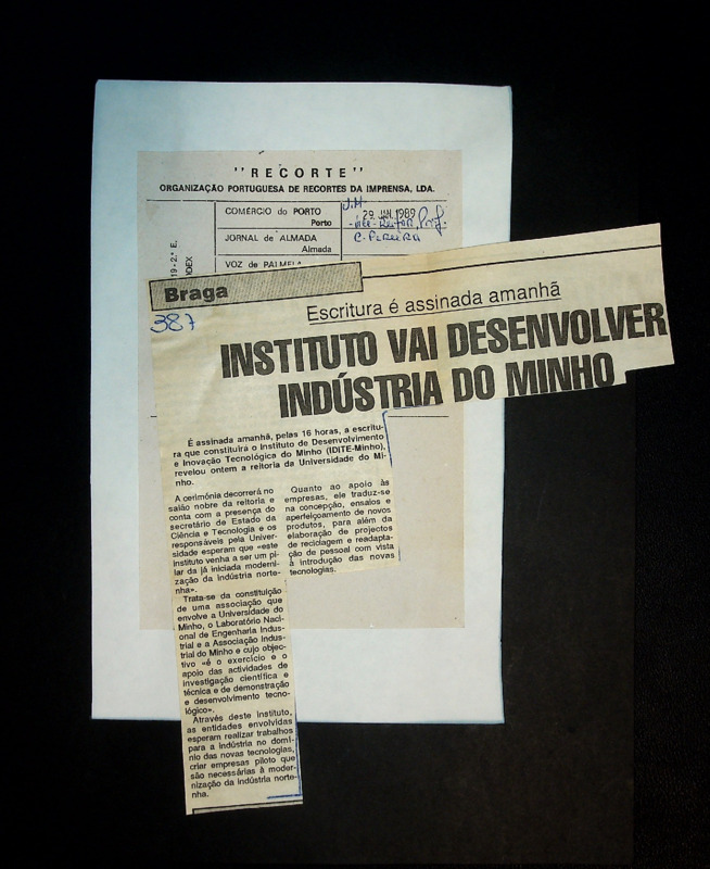 Escritura é assinada amanhã: Instituto vai desenvolver indústria do Minho 