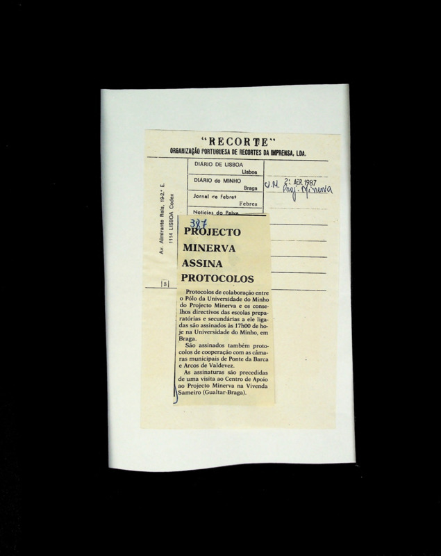  Projecto Minerva assina protocolos 