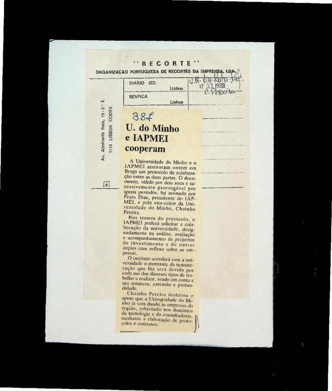  U. do Minho e IAPMEI cooperam 