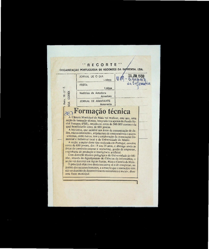  Formação técnica 