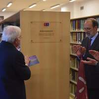 Inauguração da Biblioteca Vítor Aguiar e Silva do Instituto de Letras e Ciências Humanas